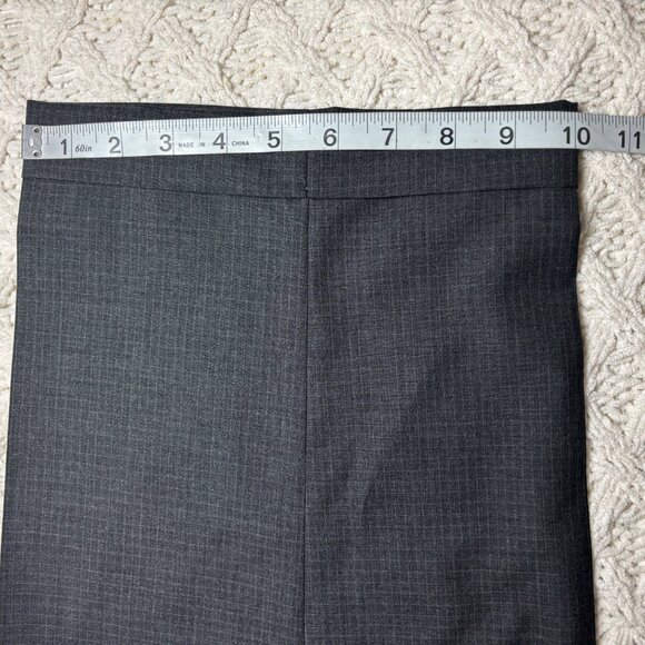 Zanella Nordstrom Mens Pleated Dress Pants Size 46 Gray Pure Wool‎ Trousers NWOT - Picture 9 of 9